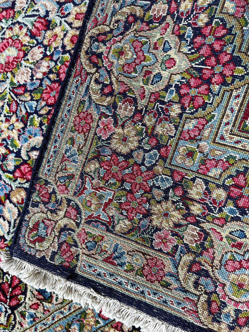Laver Kirman Teppich ca. 300 × 200 cm – dunkel & detailreich