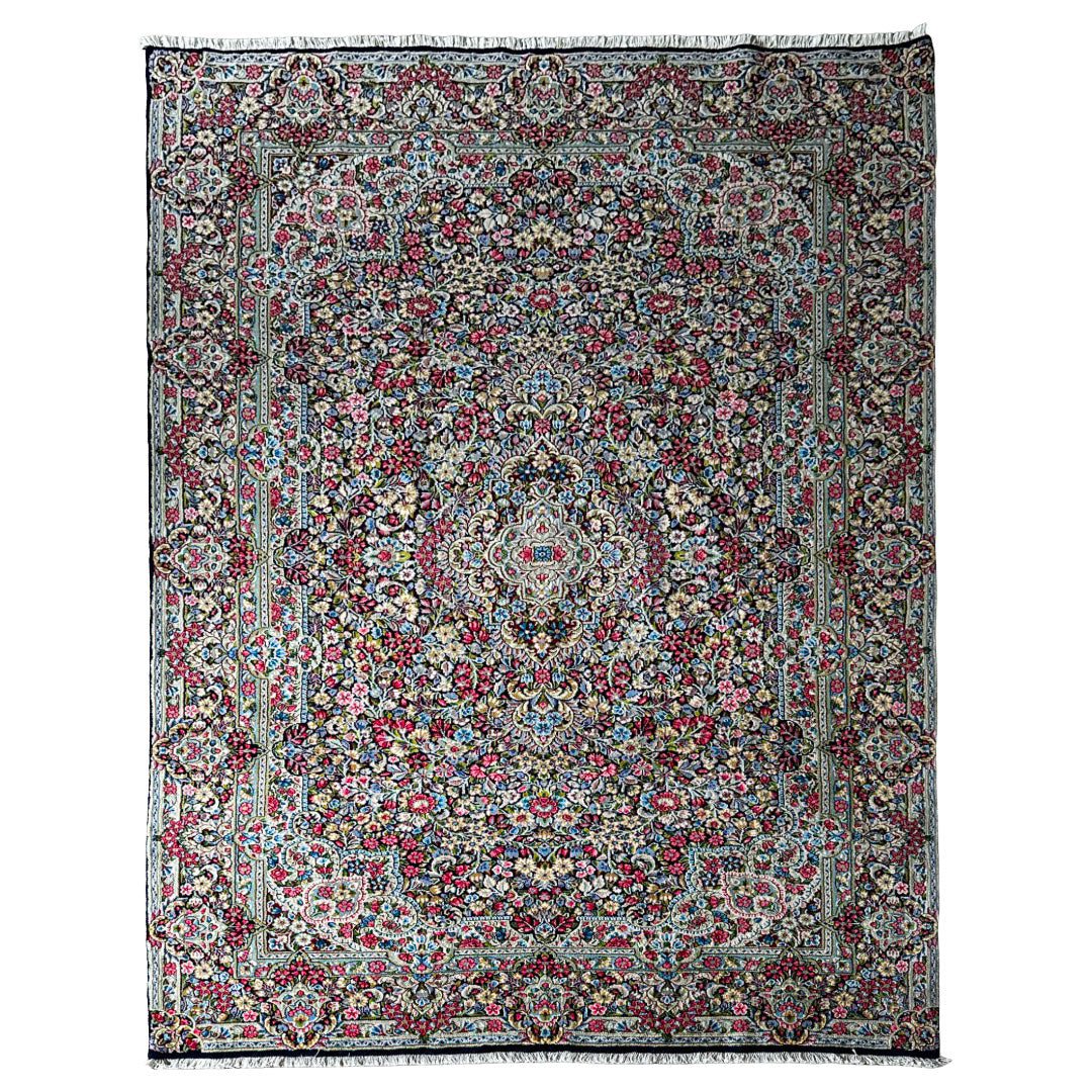 Laver Kirman Teppich ca. 300 × 200 cm – dunkel & detailreich