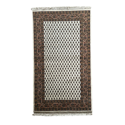 Leetchi Teppich ca. 150 × 80 cm – creme & braun