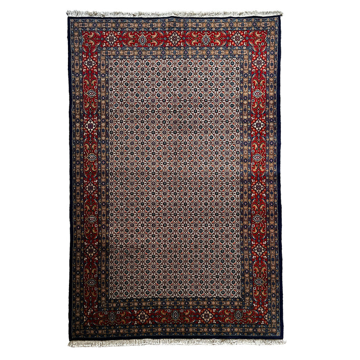 Moud Teppich ca. 255 × 157 cm –  Rot & dunkelblau