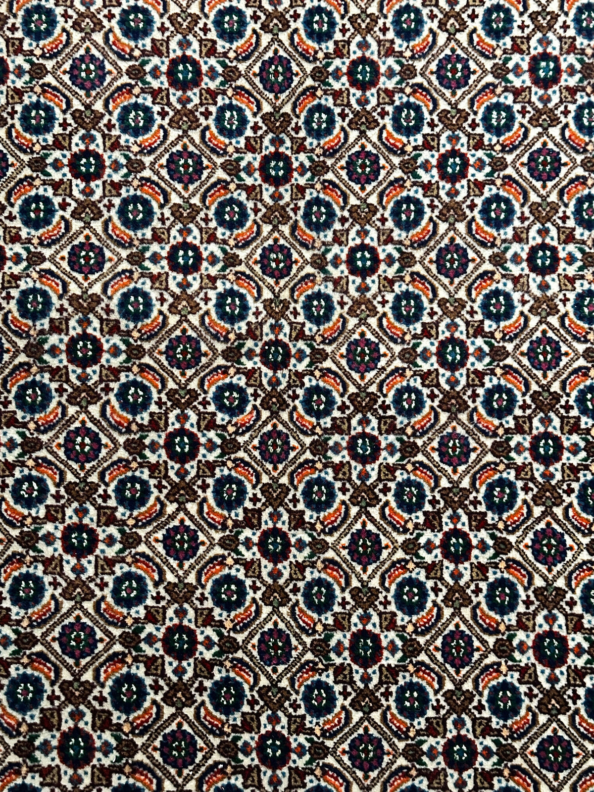 Moud Teppich ca. 255 × 157 cm –  Rot & dunkelblau