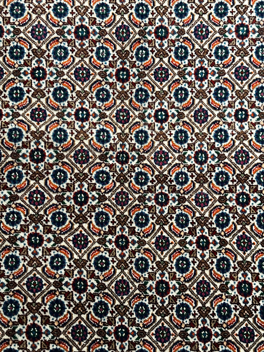 Moud Teppich ca. 255 × 157 cm –  Rot & dunkelblau