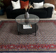 Moud Teppich ca. 250 × 152 cm – creme, rot & dunkelblau