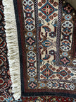 Moud Teppich ca. 150 × 100 cm – dunkelbraun/creme & klassisch