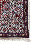 Moud Teppich ca. 150 × 100 cm – creme/rot & klassisch
