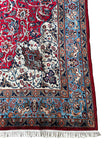 Moud Teppich ca. 300 × 200 cm – rot/hellblau & elegant