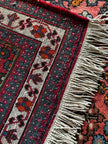 Mutschakar Teppich ca. 150 × 100 cm – rosa/grün & lebendig