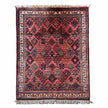 Mutschakar Teppich ca. 150 × 100 cm – rosa/grün & lebendig