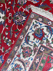 Nadjafabad Teppich ca. 200 × 150 cm – rot/blau & elegant