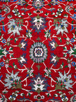Nadjafabad Teppich ca. 200 × 150 cm – rot/blau & elegant