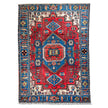 Nahawand Teppich ca. 200 × 150 cm – rot/blau & geometrisch