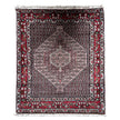 Sanandaj Teppich ca. 150 × 100 cm – dunkelbraun/rot & detailreich