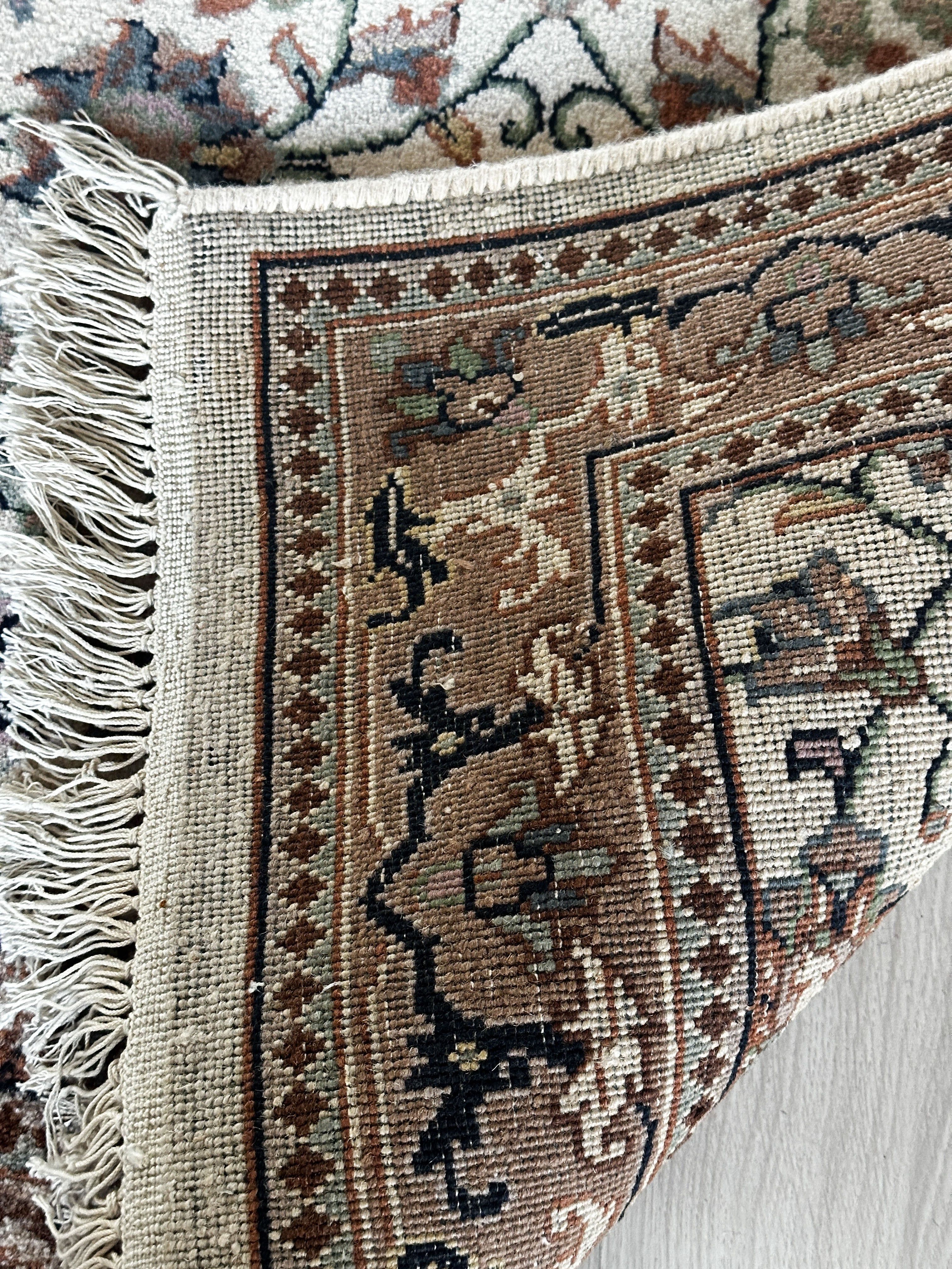 Sarough Teppich ca. 150 × 100 cm – beige/braun & dezent klassisch
