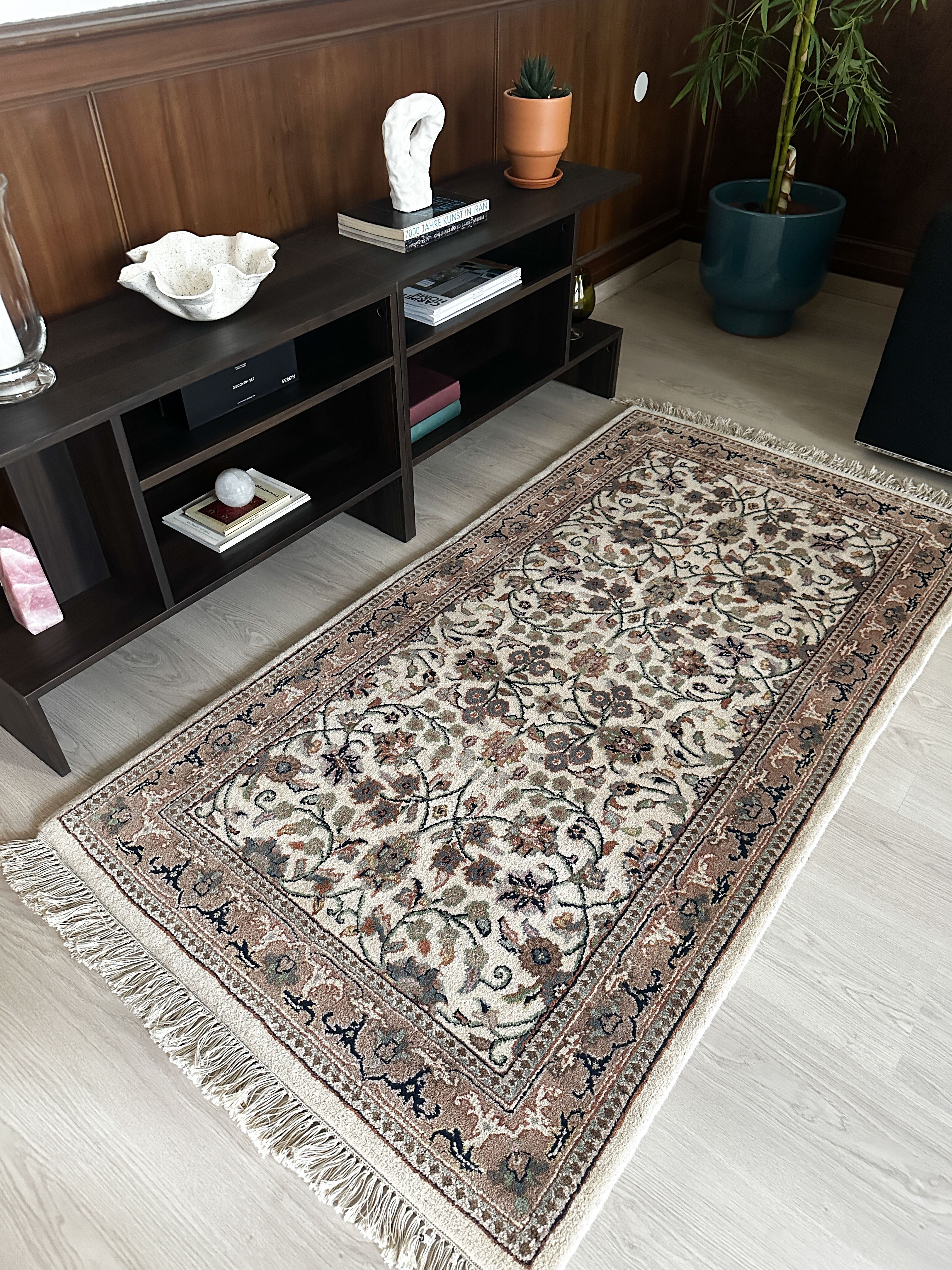 Sarough Teppich ca. 150 × 100 cm – beige/braun & dezent klassisch