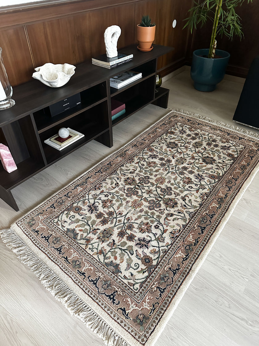 Sarough Teppich ca. 150 × 100 cm – beige/braun & dezent klassisch