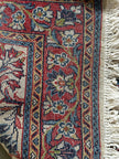 Sarough Teppich ca. 150 × 100 cm – creme/rot/blau & elegant