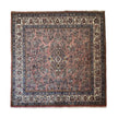 Sarugh Teppich ca. 200 × 200 cm – rosa/blau & elegant