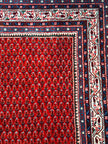 Sarough Mir Teppich ca. 300 × 200 cm – rosa/blau & elegant