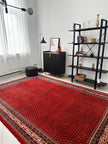 Sarough Mir Teppich ca. 300 × 200 cm – rosa/blau & elegant