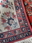 Sarough Teppich ca. 250 × 155 cm – lachsrot & creme