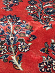 Sarough Teppich ca. 250 × 155 cm – lachsrot & creme