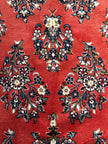 Sarough Teppich ca. 250 × 155 cm – lachsrot & creme