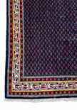 Sarugh Teppich ca. 200 × 150 cm – rot/blau & klassisch elegant