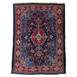 Sarough Teppich ca. 150 × 100 cm – dunkelblau/hellblau/rot & klassisch
