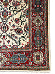 Sarugh Teppich ca. 200 × 300 cm – creme/rot & elegant