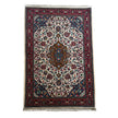 Sarugh Teppich ca. 148 × 105 cm – creme, rot & floral