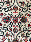 Sarugh Teppich ca. 200 × 300 cm – creme/rot & elegant