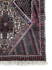 Scharabak Teppich ca. 158 × 99 cm – bordeaux, dunkelgrün & creme