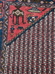 Songhor Teppich ca. 150 × 100 cm – rosa/blau & geometrisch
