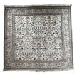 Tabatabai DD Teppich ca. 200 × 200 cm – creme/grau-blau & fein floral