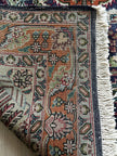 Täbriz Teppich ca. 150 × 100 cm – blau/rost/creme & klassisch