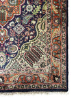 Täbriz Teppich ca. 150 × 100 cm – blau/rost/creme & klassisch