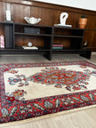 Täbriz Teppich ca. 150 × 100 cm – rot/creme & klassisch