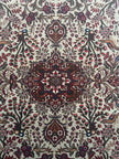 Täbriz Teppich ca. 150 × 100 cm – creme/petroleum/bordeaux & klassisch