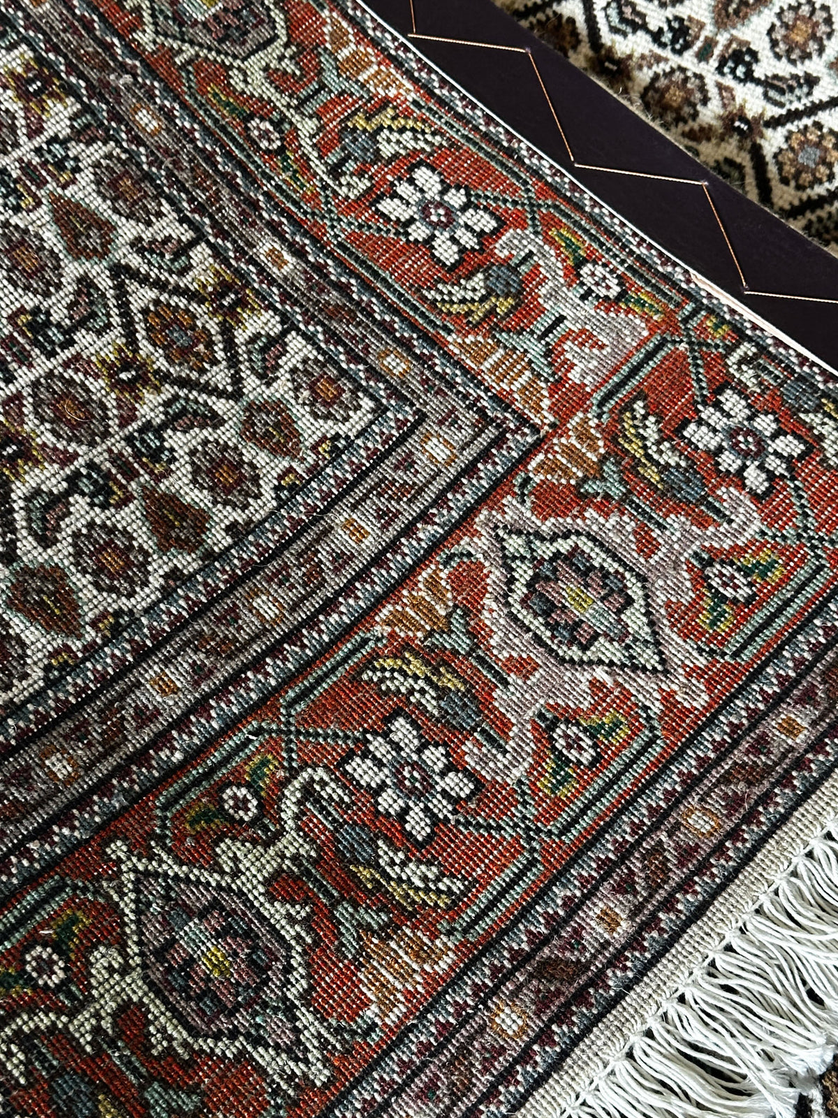 Täbriz MF Teppich ca. 152 × 100 cm – creme, braun & terrakotta