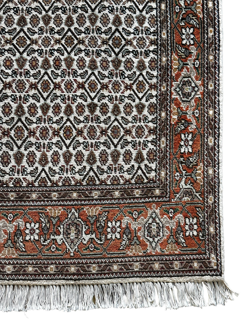 Täbriz MF Teppich ca. 152 × 100 cm – creme, braun & terrakotta