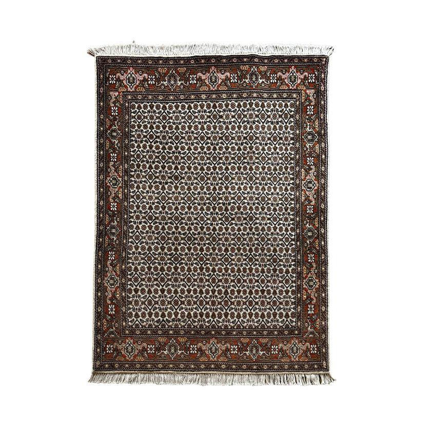 Täbriz MF Teppich ca. 152 × 100 cm – creme, braun & terrakotta