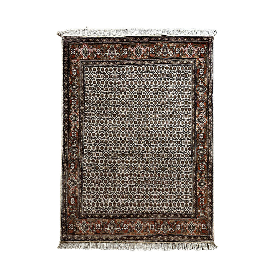 Täbriz MF Teppich ca. 152 × 100 cm – creme, braun & terrakotta