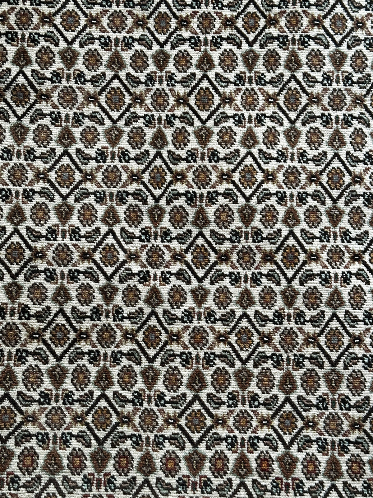 Täbriz MF Teppich ca. 152 × 100 cm – creme, braun & terrakotta