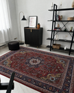 Täbriz Teppich ca. 300 × 200 cm – rot/blau & luxuriös