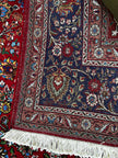 Täbriz Teppich ca. 300 × 200 cm – rot/blau & luxuriös
