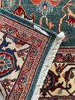 Täbriz Teppich ca. 300 × 200 cm – rot/petrol & edel