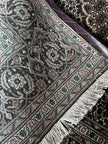 Täbriz Teppich ca. 314 × 200 cm – dunkelbraun, creme & beige