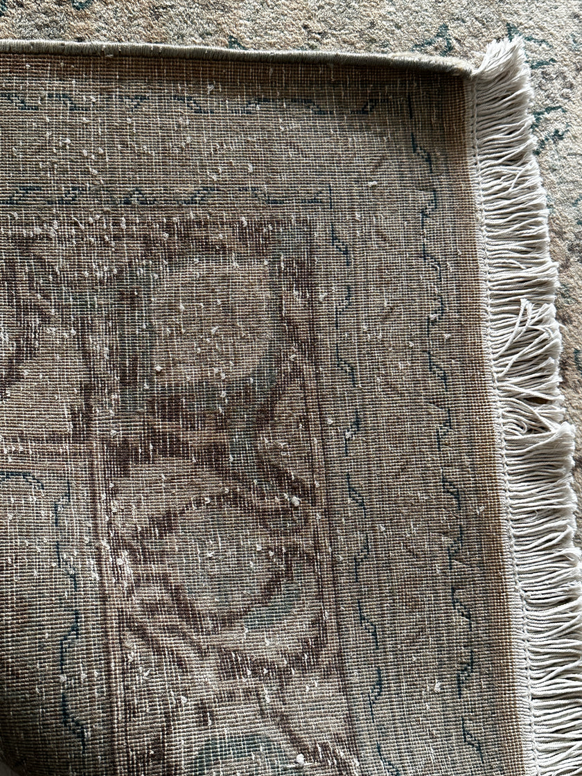 Täbriz Teppich ca. 200 × 300 cm – beige/hellblau & elegant