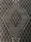 Täbriz Teppich ca. 314 × 200 cm – dunkelbraun, creme & beige