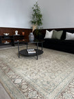 Täbriz Teppich ca. 200 × 300 cm – beige/hellblau & elegant